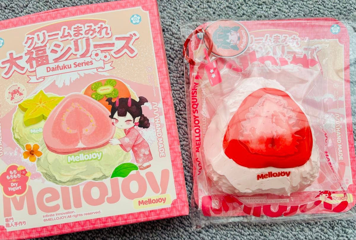 s*a様 メロジョイ クリームまみれ大福 いちご Mellojoy メロジョイ