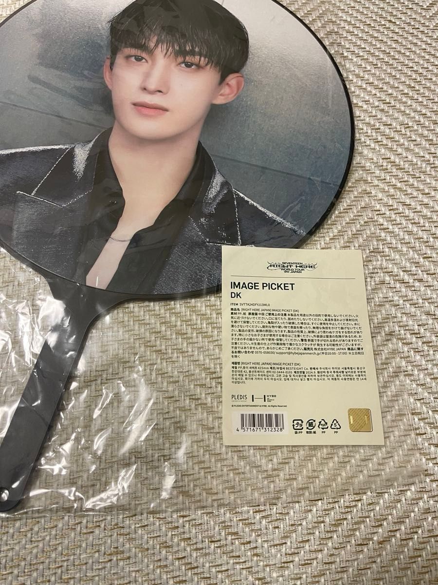 SEVENTEEN RIGHT HERE WORLD TOUR IN JAPAN DK ドギョム うちわ