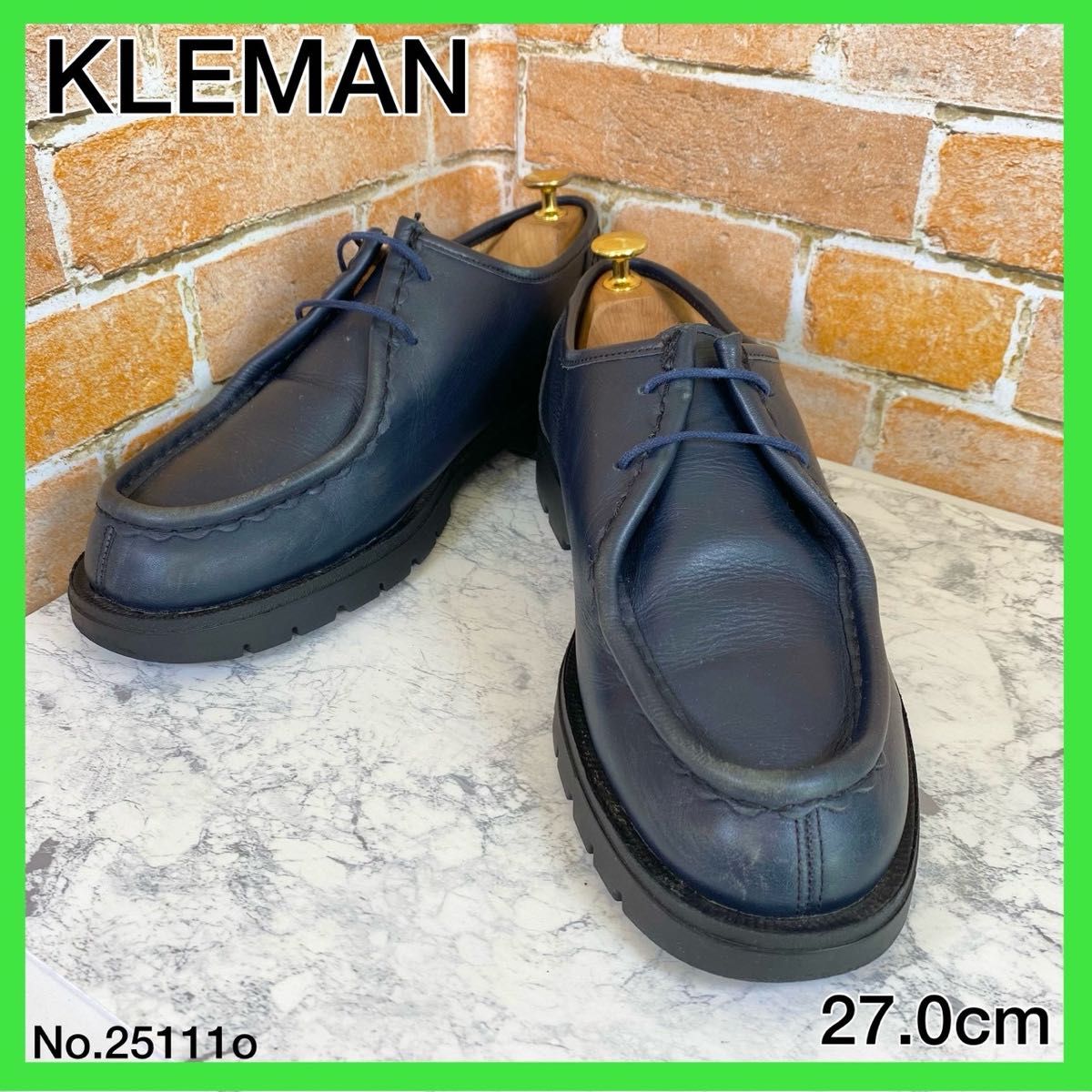 メンズブランド革靴】KLEMAN パドロール ネイビー 紺 42 27 0