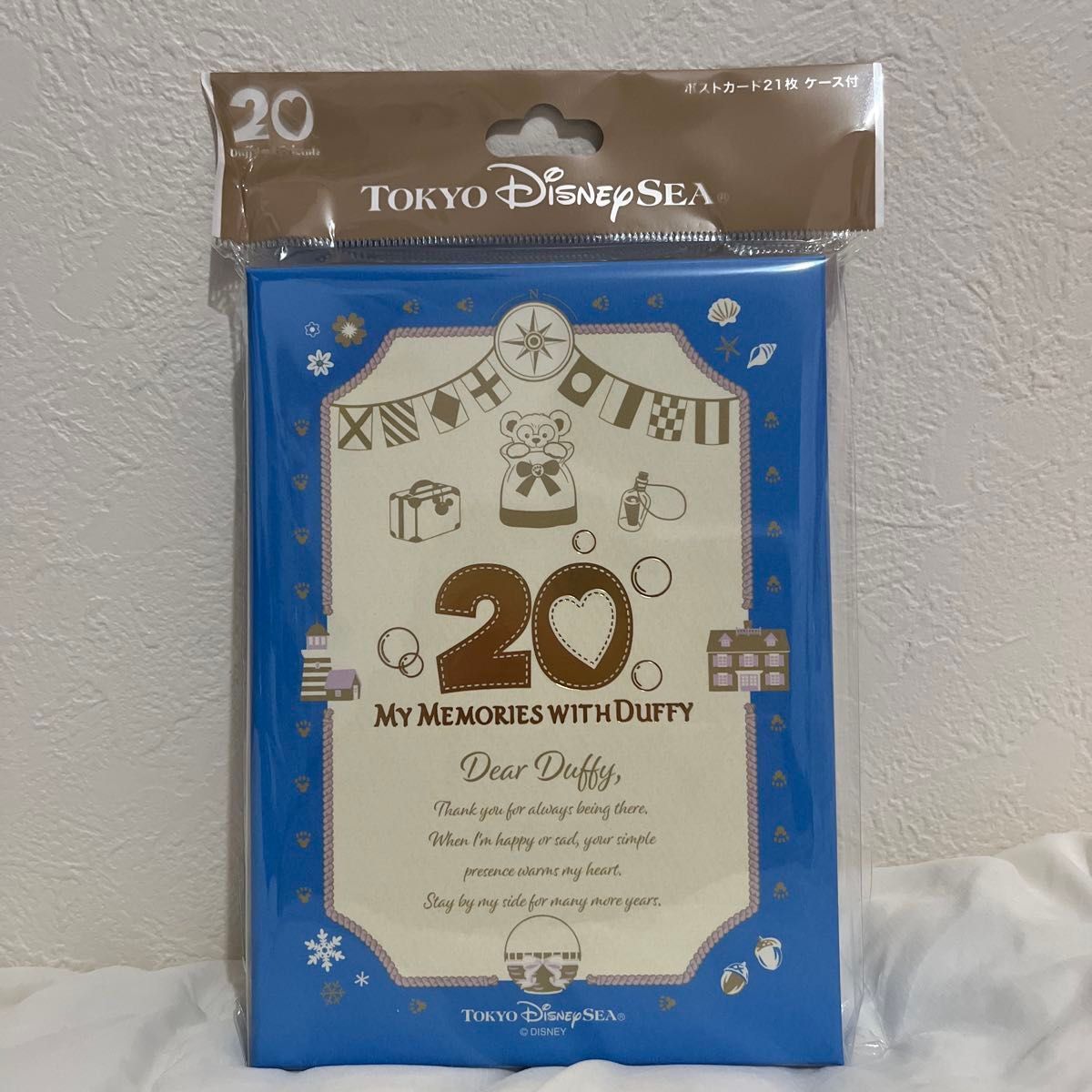東京ディズニーシー ダッフィー 20周年 ポストカード 21枚 ケース付