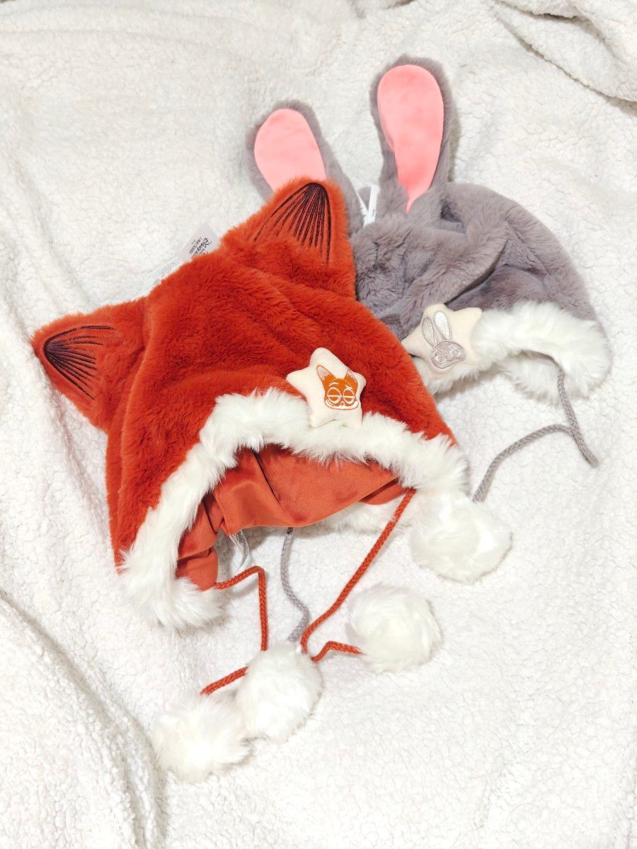 ズートピア ファンキャップ ジュディ ニック 上海ディズニー限定 2点