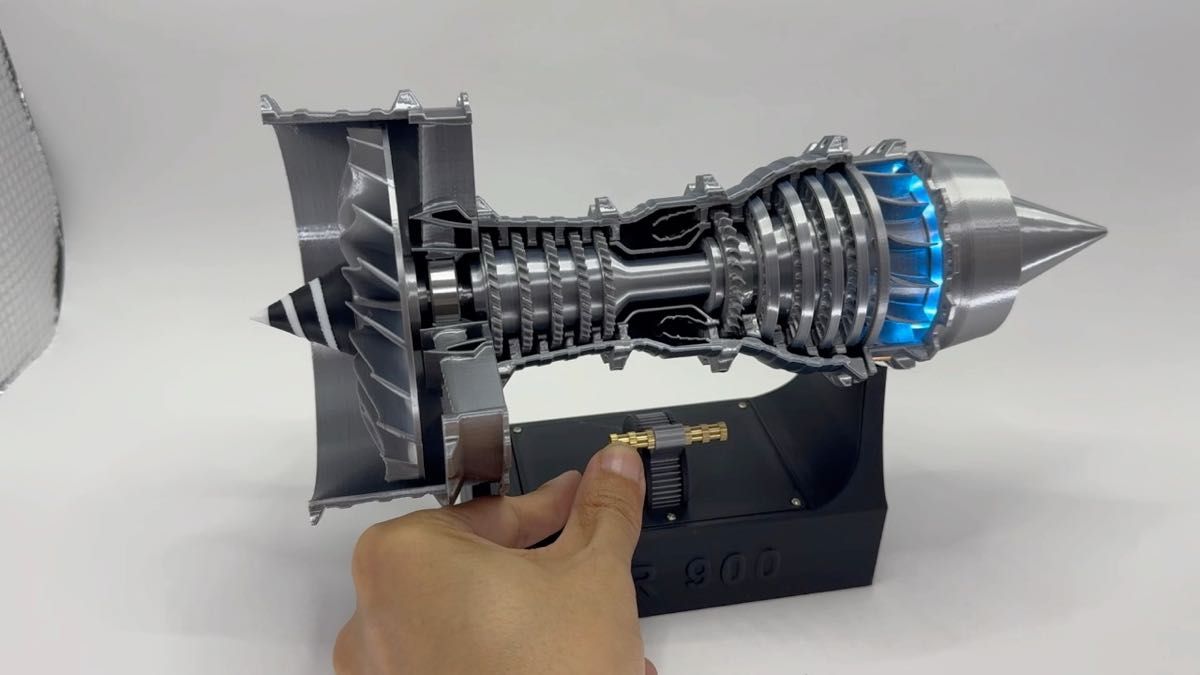 ハーレーダビッドソン 1948 パンヘッド 1200 1/6 エンジン模型 無駄