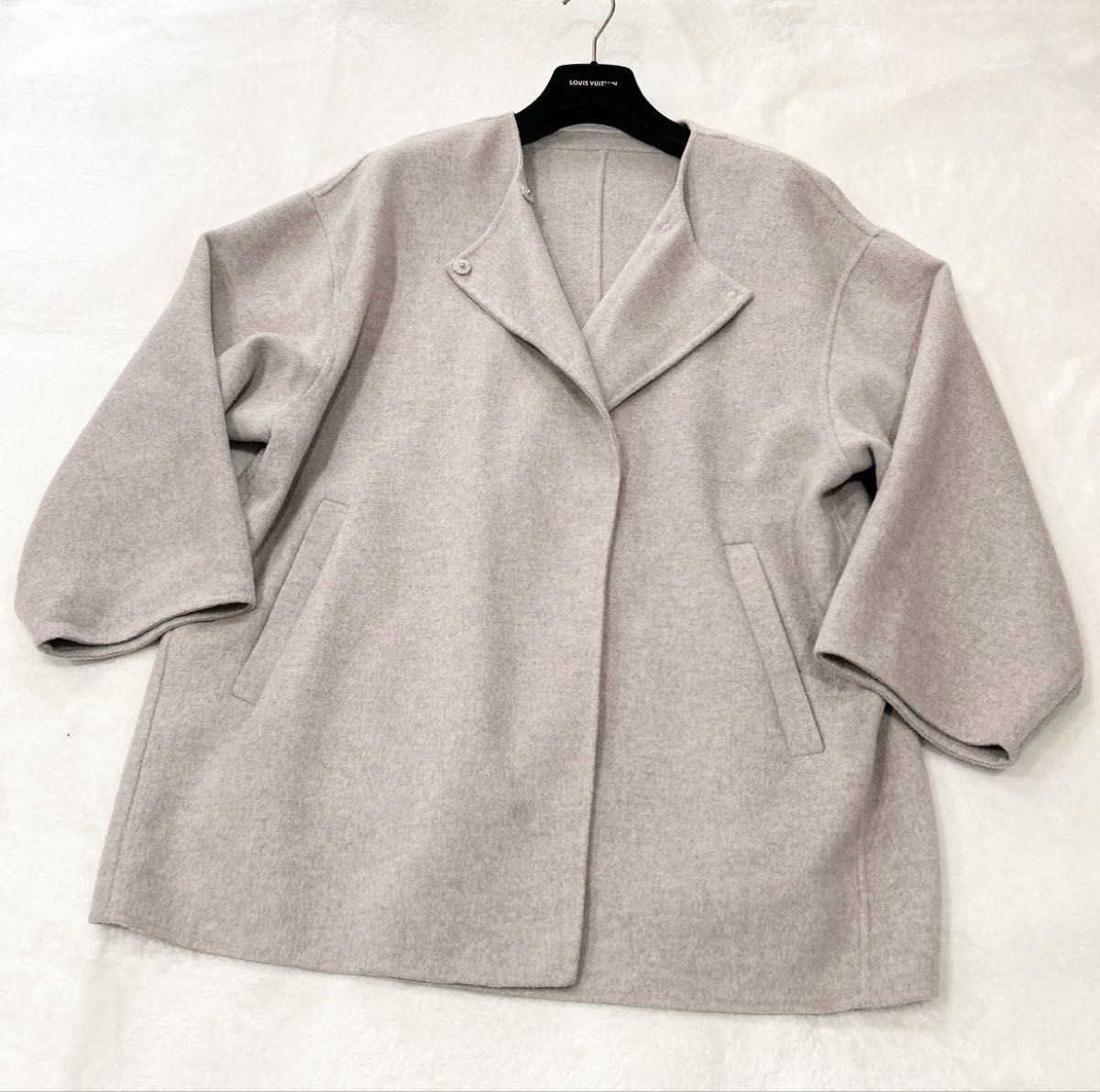 SLOBE IENA ハミルトン ダブルフェイスウールショートコクーンコート