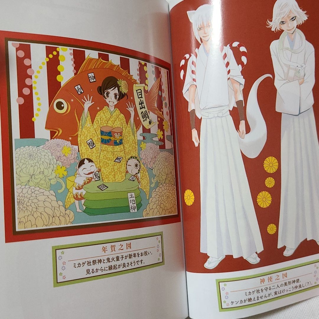 レア 【神様はじめました】13 5巻( 公式ファンブック) 内容一部写真