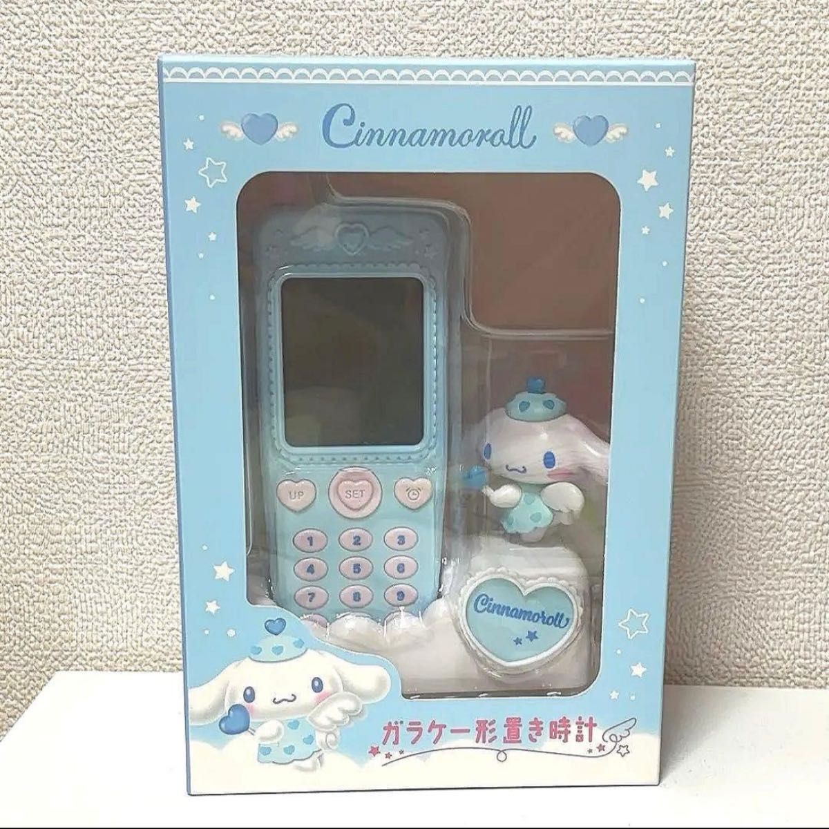 シナモロール ガラケー形置き時計 シナモン サンリオ 夢見るエンジェル