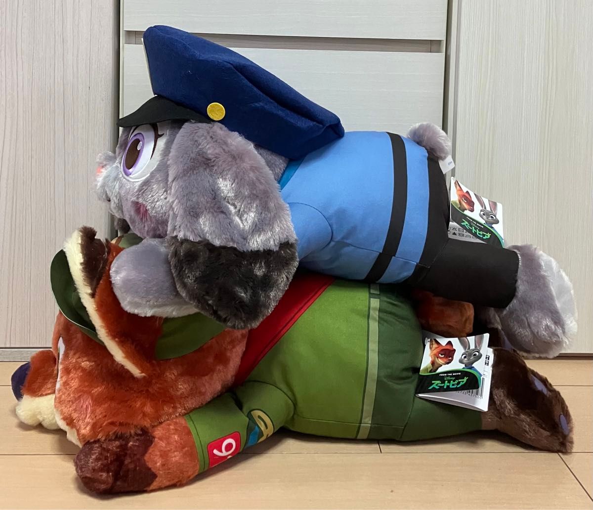 ナムコ限定 ズートピア 赤いほっぺ 寝そべり ぬいぐるみ 2種｜Yahoo