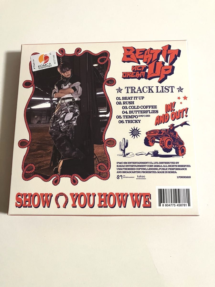 NCT DREAM 'Beat It Up' Digipack Ver チョンロ デジパ ビートイット
