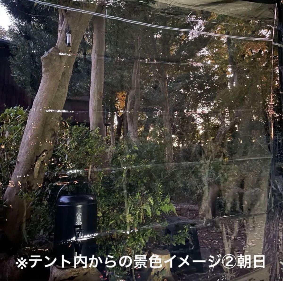 FUTURE FOX BASE EVO TPU前幕(透明窓)カスタム特注品 バップテント