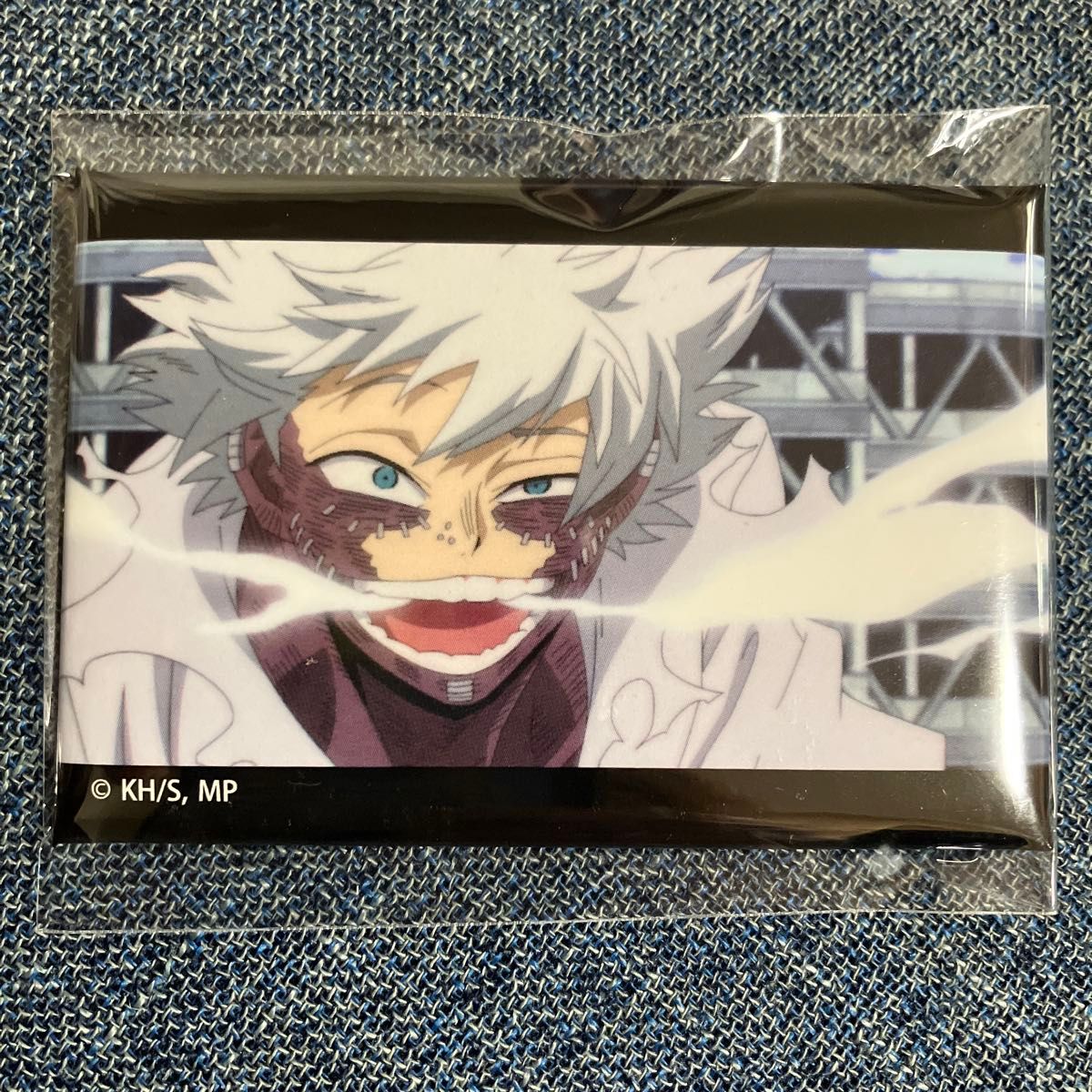 荼毘 轟燈矢 スクエア缶バッジ ヒロアカ 僕のヒーローアカデミア 缶