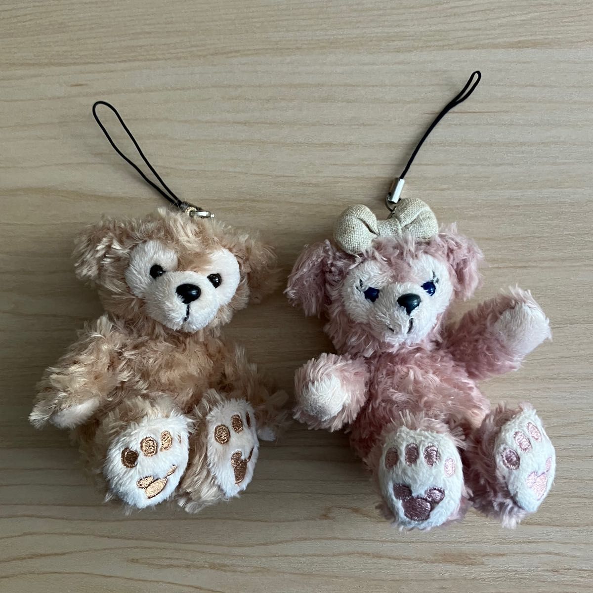 ダッフィー シェリーメイ ぬいぐるみ ストラップ キーホルダー セット