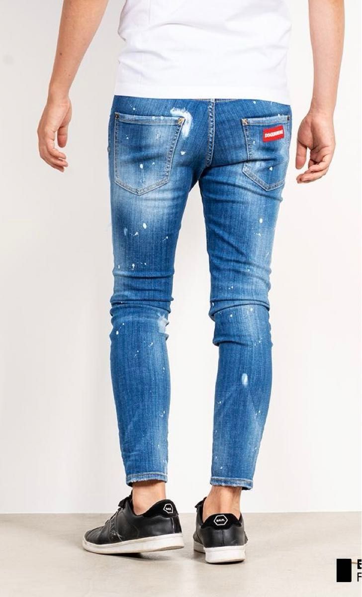 タグ付き 井上尚弥着用モデル DSQUARED2 ディースクエアード デニム42