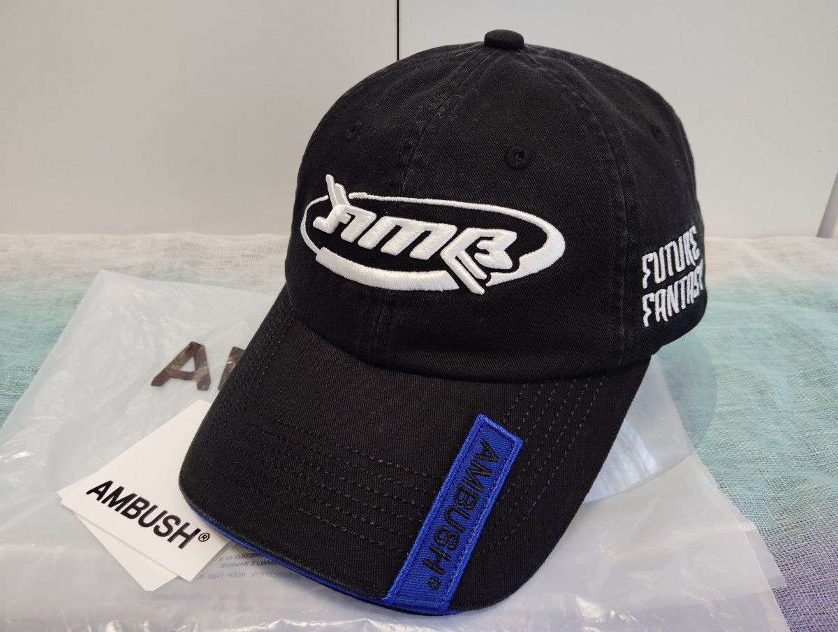 新品AMBUSH（アンブッシュ）】柔らかコットン素材のマルチロゴキャップ