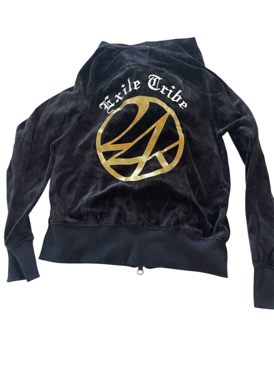 24karats EXILE ファイヤーパターン ジャージ セットアップ 130 ニット