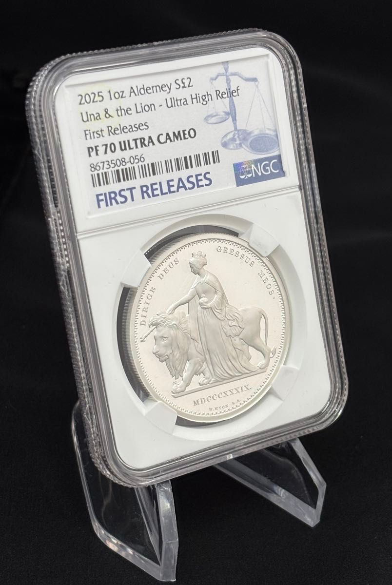 初期限定版】2025 イギリス オルダニー ウナとライオン ウルトラハイ