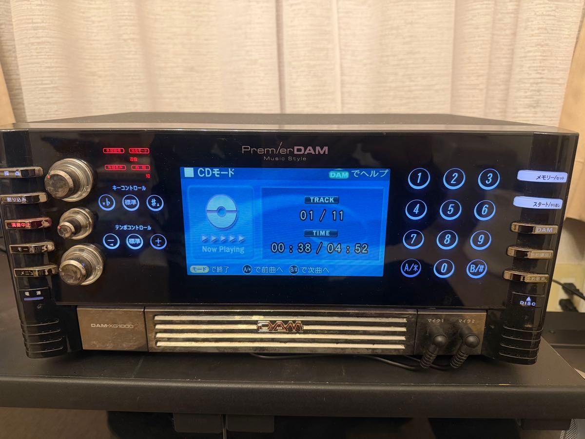 カラオケDAM XG1000家庭用 ロック制限等無し 2022年5月まで入り