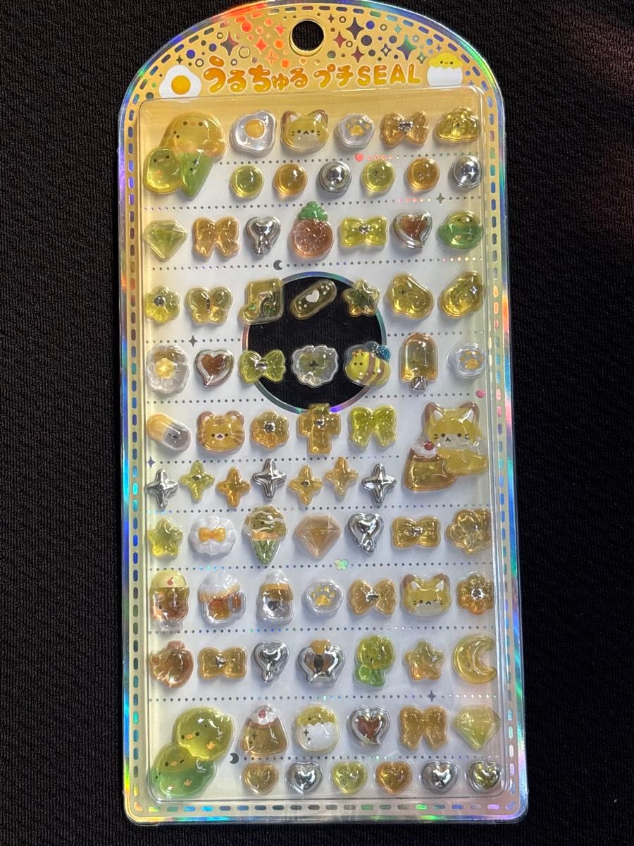 国内正規品 うるちゅるプチSEAL ボンボンドロップシール きいろ