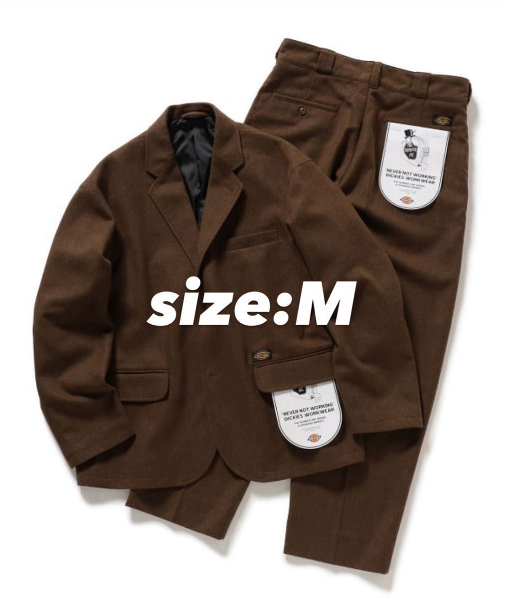 新品未使用】Dickies × TRIPSTER / SUIT 25FW ブラック&ブラウン M