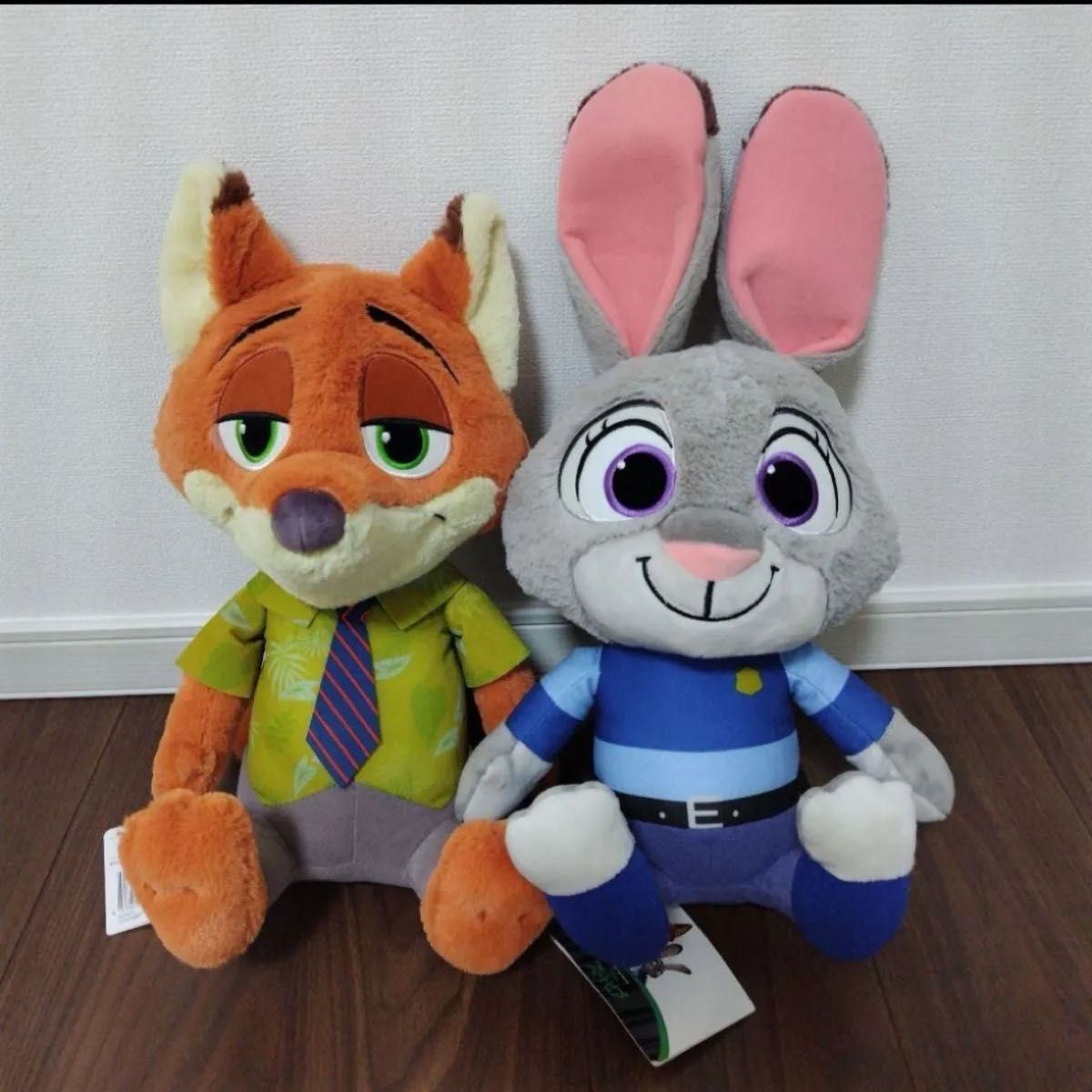 ズートピア ニック・ワイルド ジュディ・ホップスのぬいぐるみセット