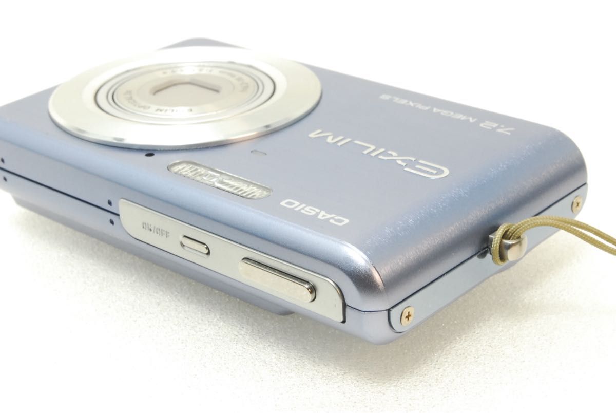 CASIO EXILIM EX-Z77 スマホ転送 動作確認済 ブルー カメラ コンデジ
