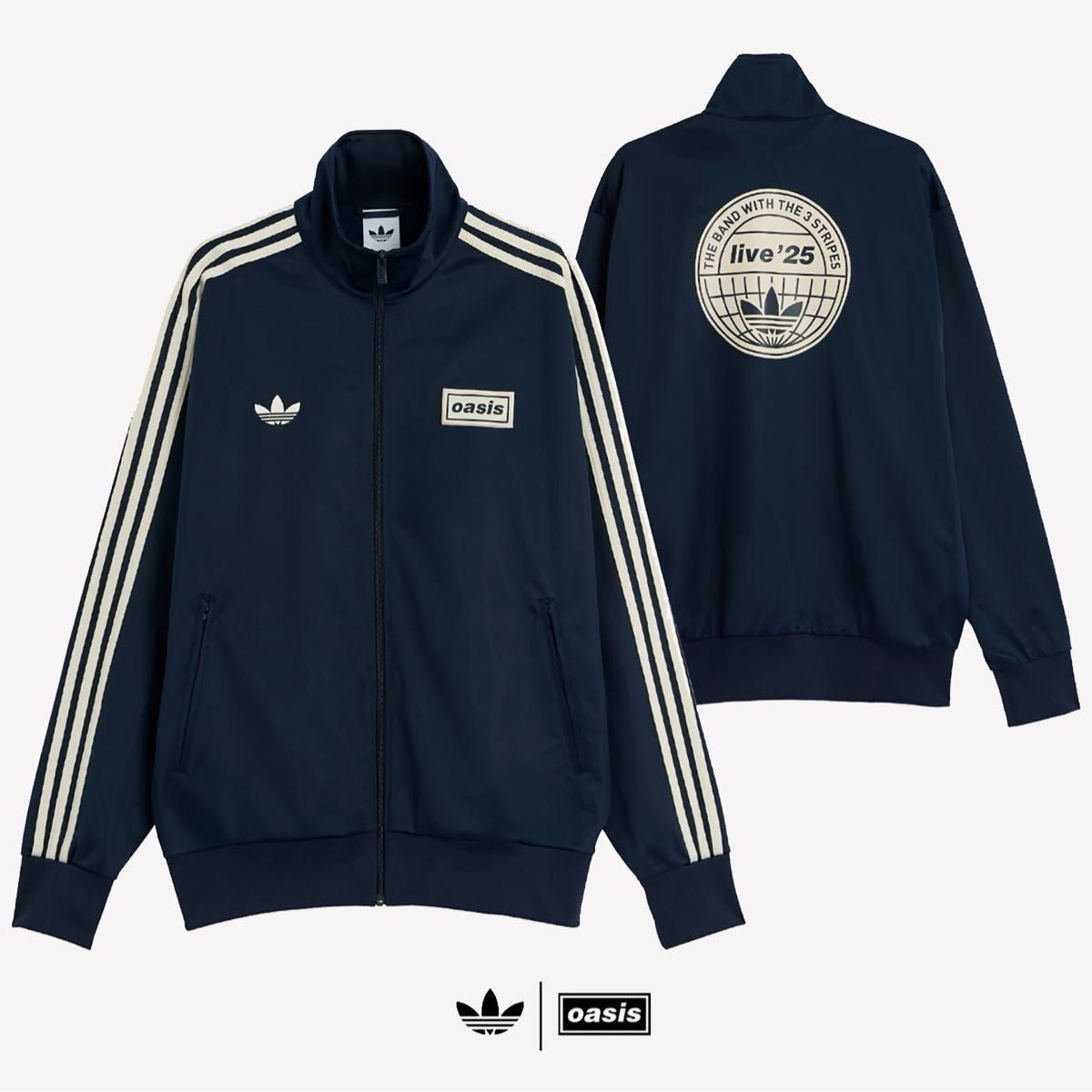 新品XL紺adidas Originals×Oasisツアー ファイヤーバード トラック