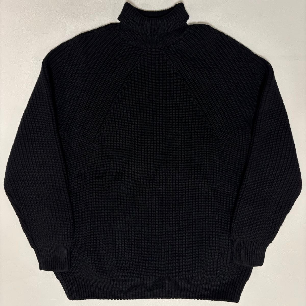 BATONER バトナー モックネックニット 黒 サイズ2ウール23AW