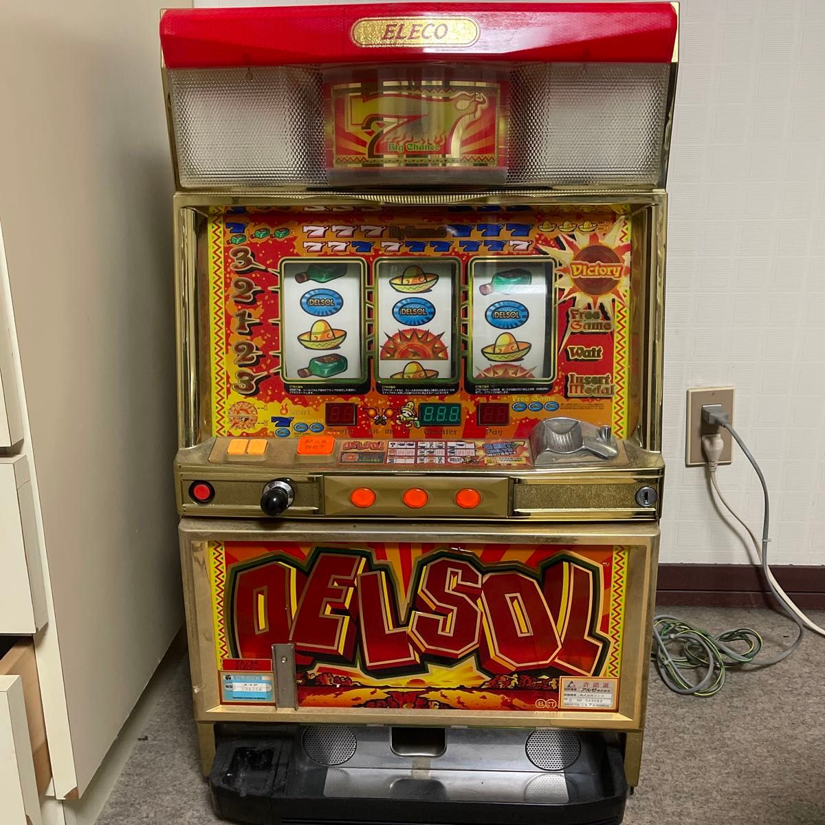 ELECO デルソル2 スロットマシン 中古品ジャンク パチスロ実機｜Yahoo