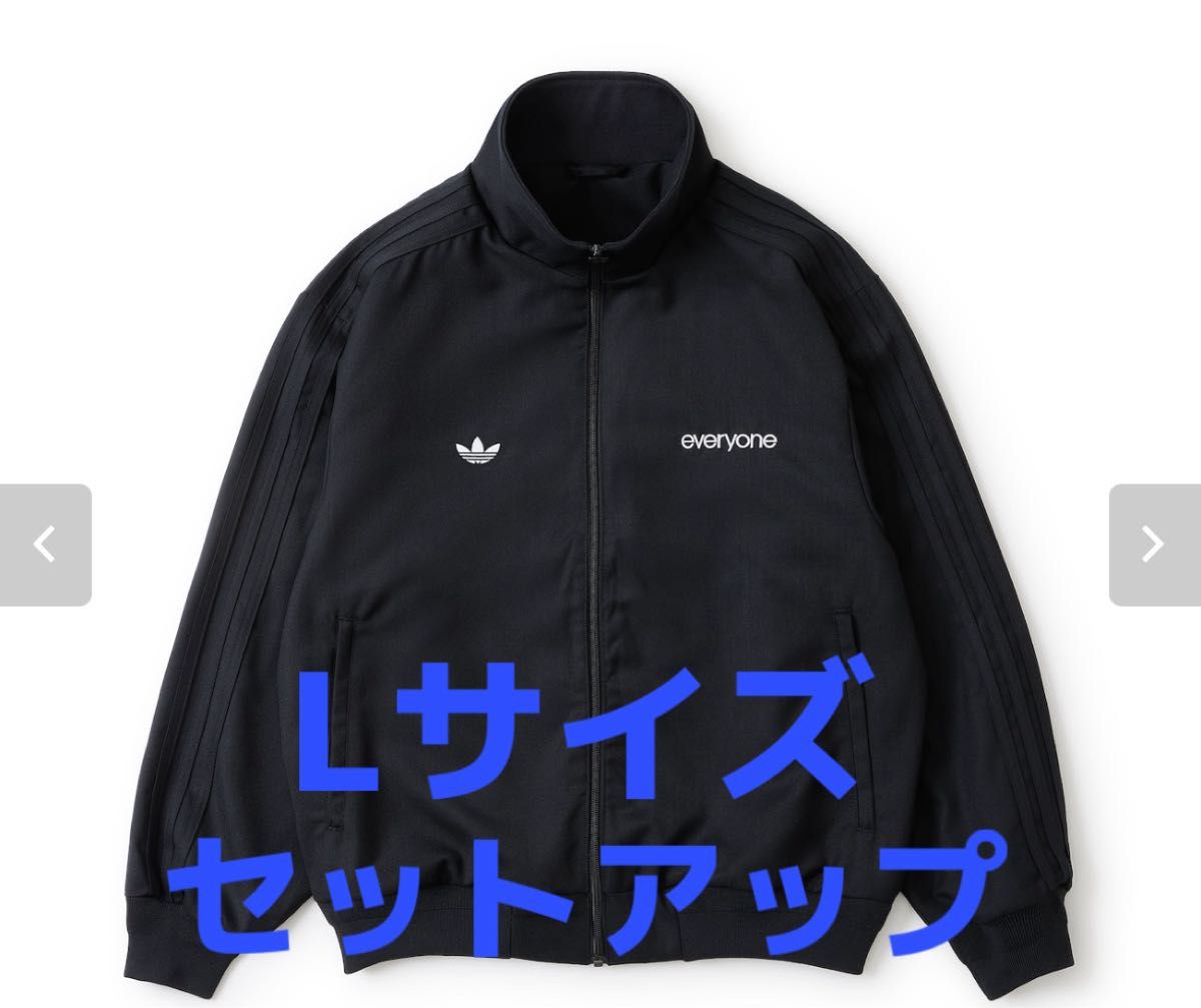 Adidas x Everyone Track Top ＆Pant セットアップ Black Lサイズ