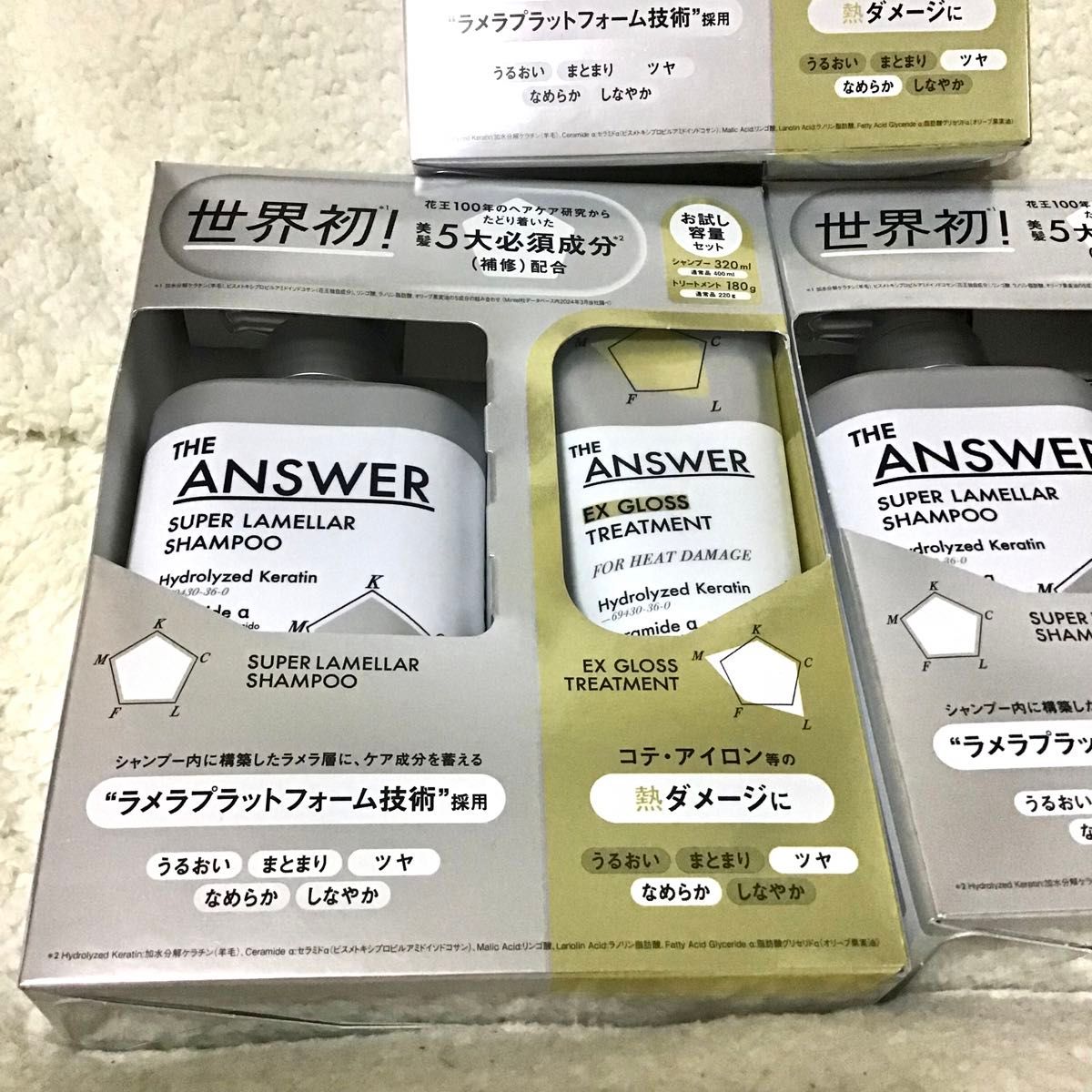 ザアンサー THE ANSWER スーパーラメラシャンプー＆EXグロス