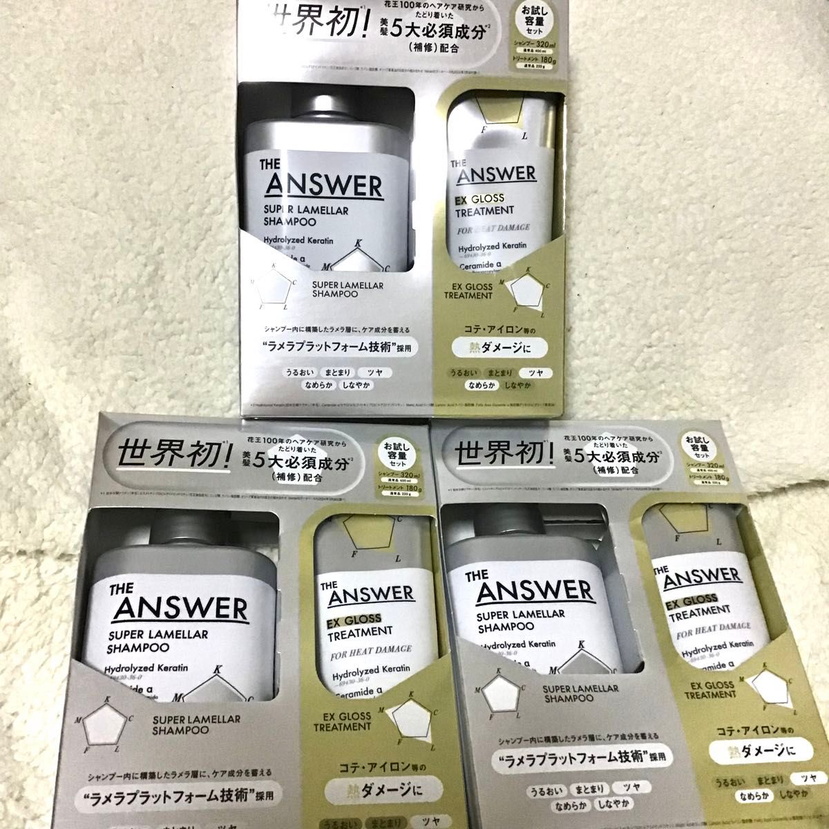 ザアンサー THE ANSWER スーパーラメラシャンプー＆EXグロス