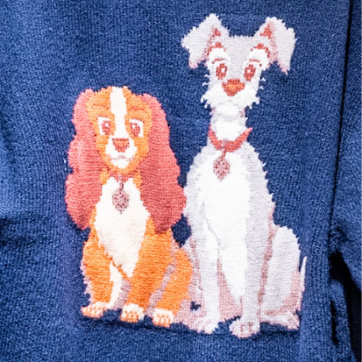 わんわん物語 セーター ニット ビッグシルエット ディズニー わんわん