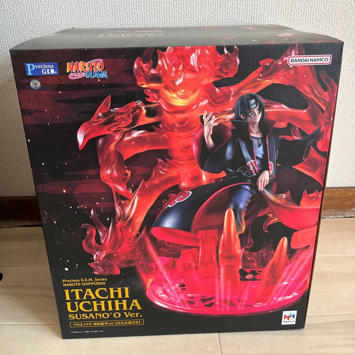 未開封】G E M うちはイタチ 須佐能乎 メガハウス 光る台座付き｜Yahoo