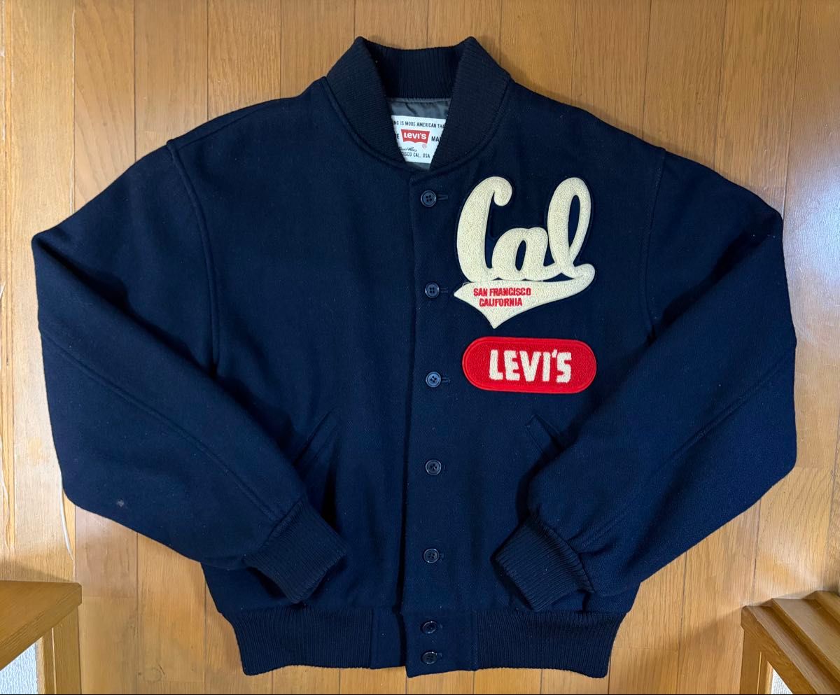 90s LEVI'S リーバイス スタジャン ネイビー M｜Yahoo!フリマ（旧