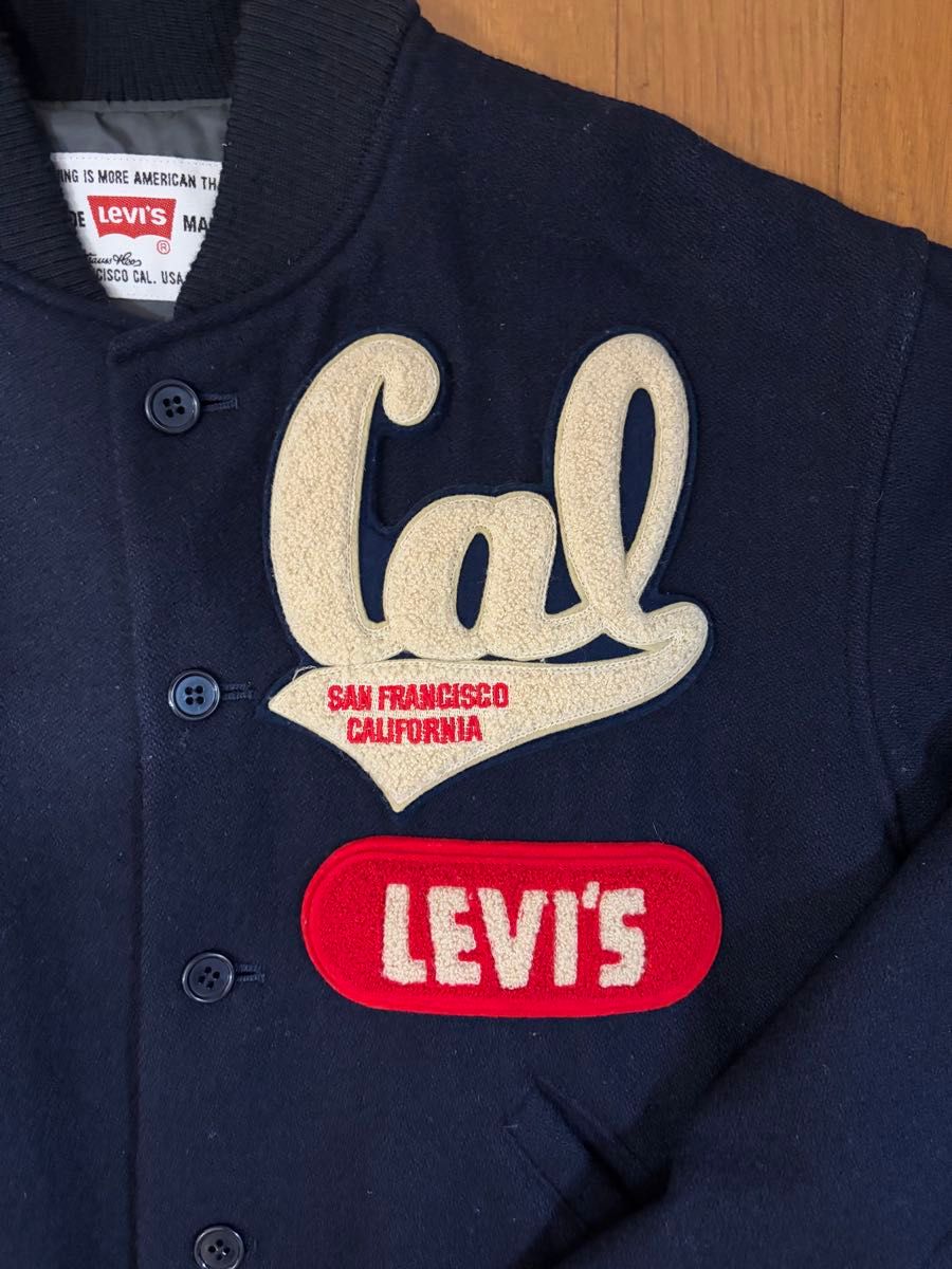 90s LEVI'S リーバイス スタジャン ネイビー M｜Yahoo!フリマ（旧