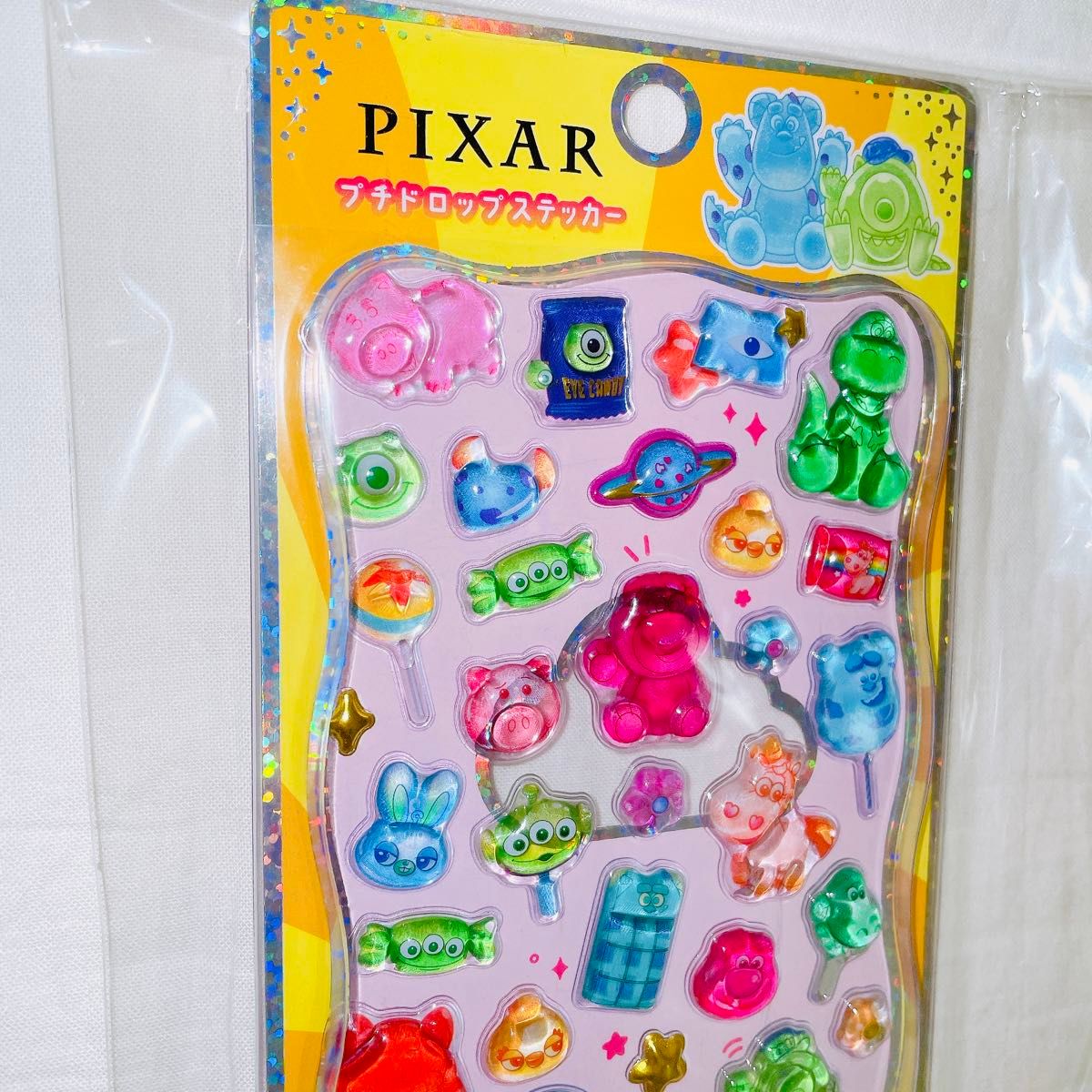 ボンボンドロップシール プチドロップステッカー ピクサー ディズニー