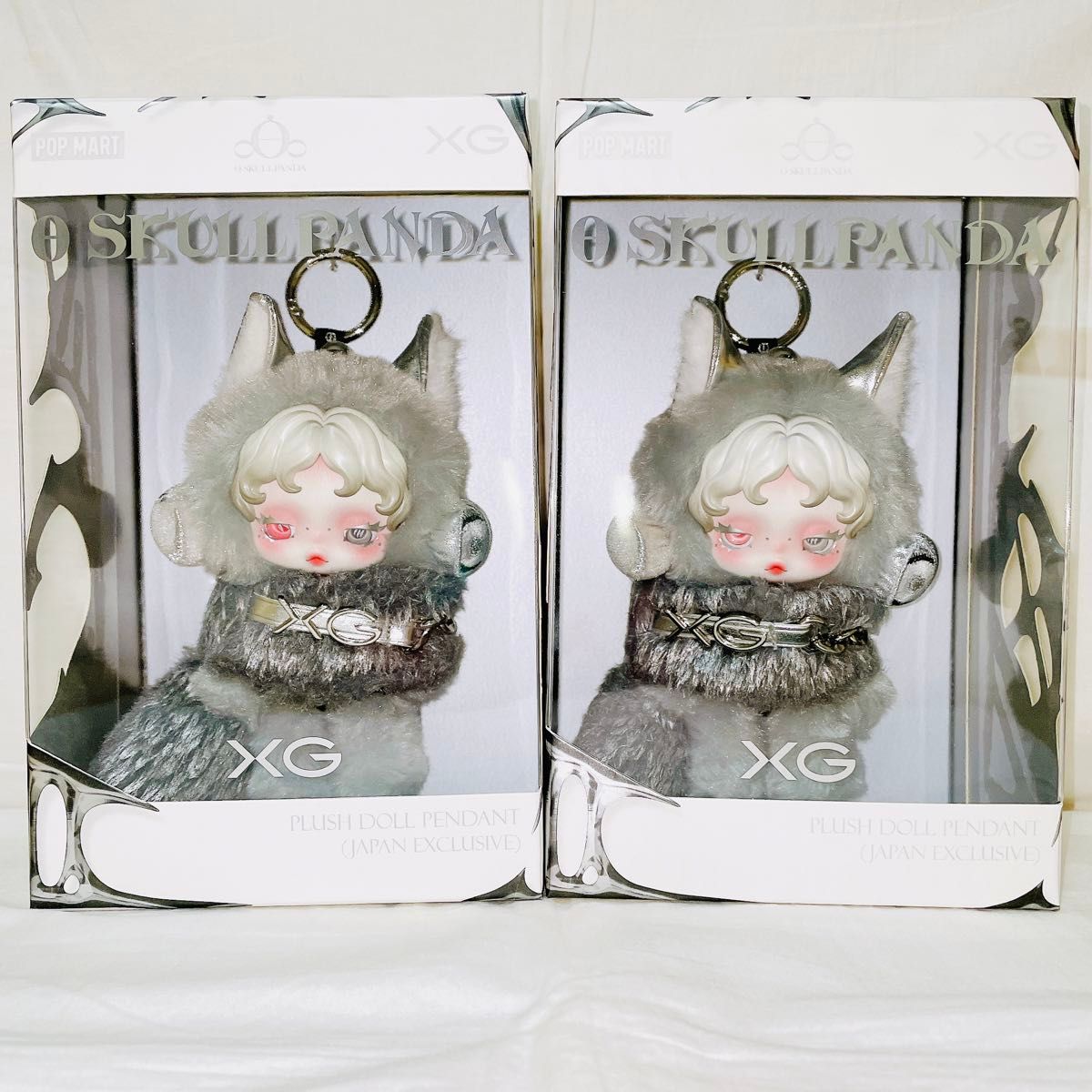 POP MART SKULLPANDA XG スカルパンダ ぬいぐるみペンダント（日本限定