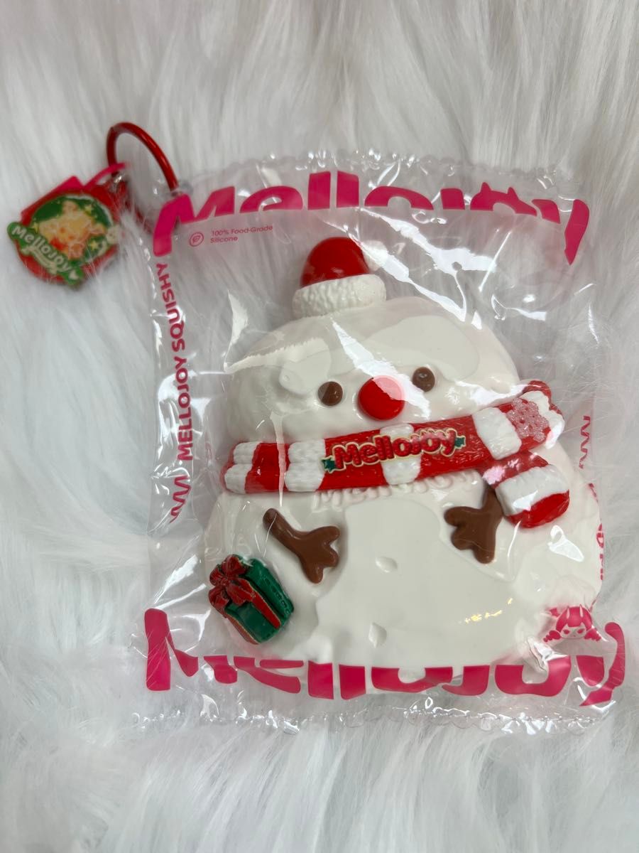 mellojoy メロジョイ スクイーズ クリスマス スノーベイビー 雪だるま