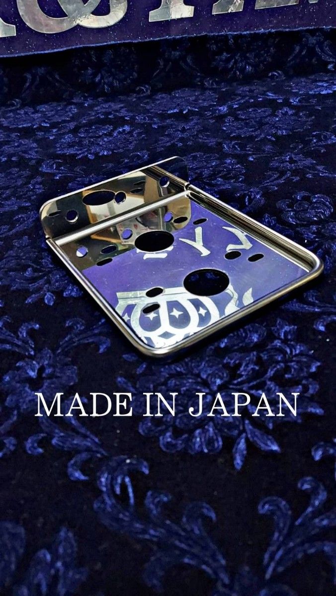 鏡面 角マーカーステー 10枚セット 2連 L型 丸棒巻き ウロコ デコトラ