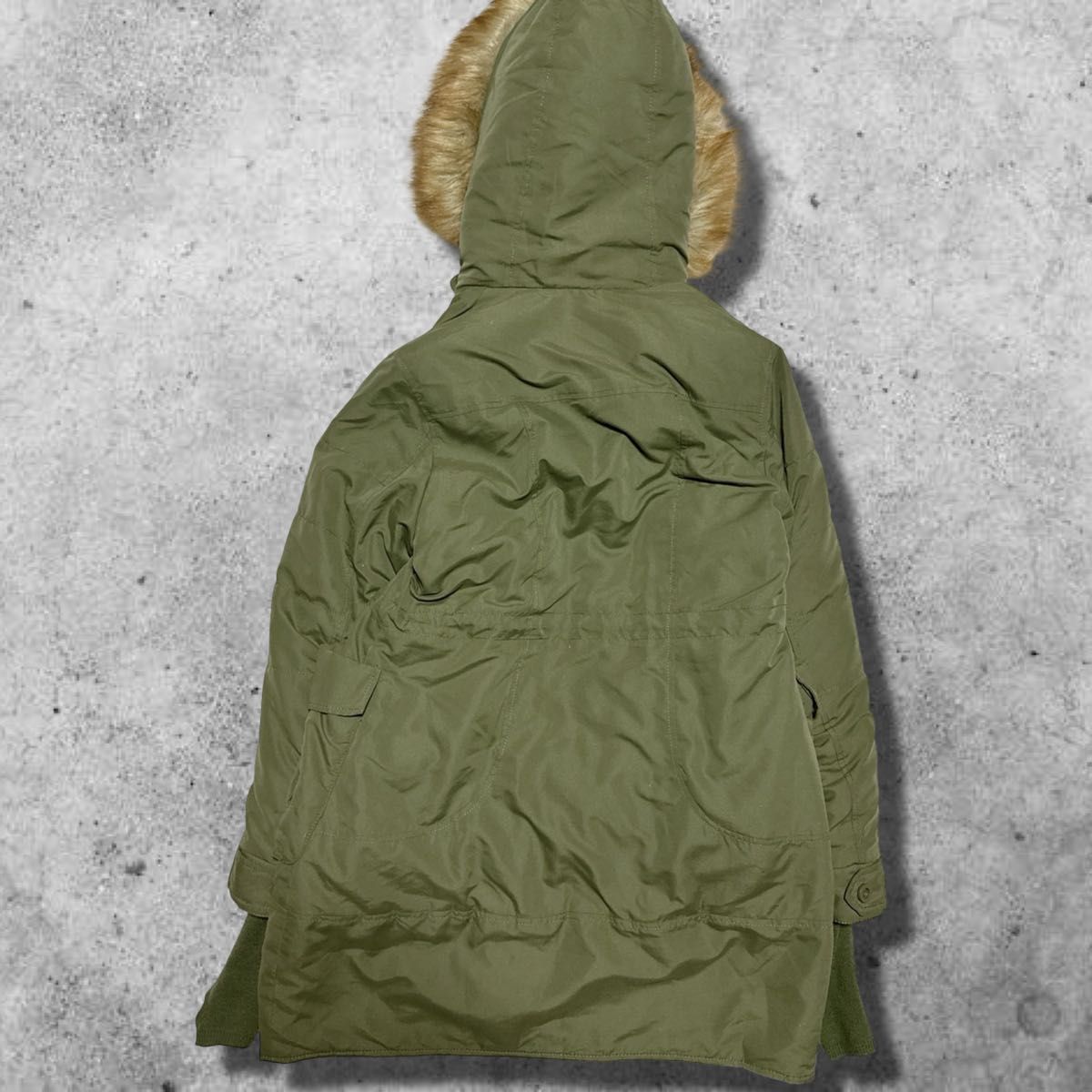 SLY ミリタリーモッズコート ボアライナーフード カーキ 鬼ファー 平成