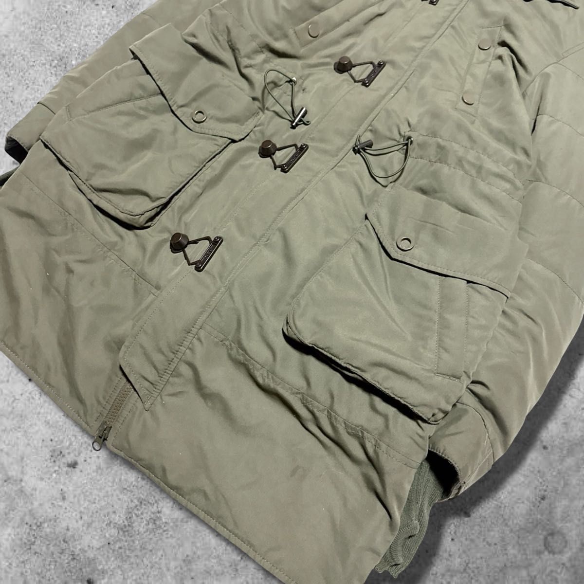 SLY ミリタリーモッズコート ボアライナーフード カーキ 鬼ファー 平成