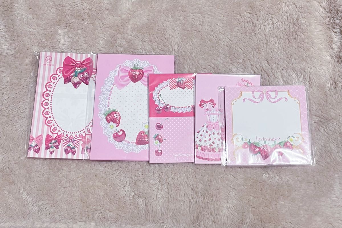 hydrangea メモ バラメモ 国内作家 いちご｜Yahoo!フリマ（旧PayPay