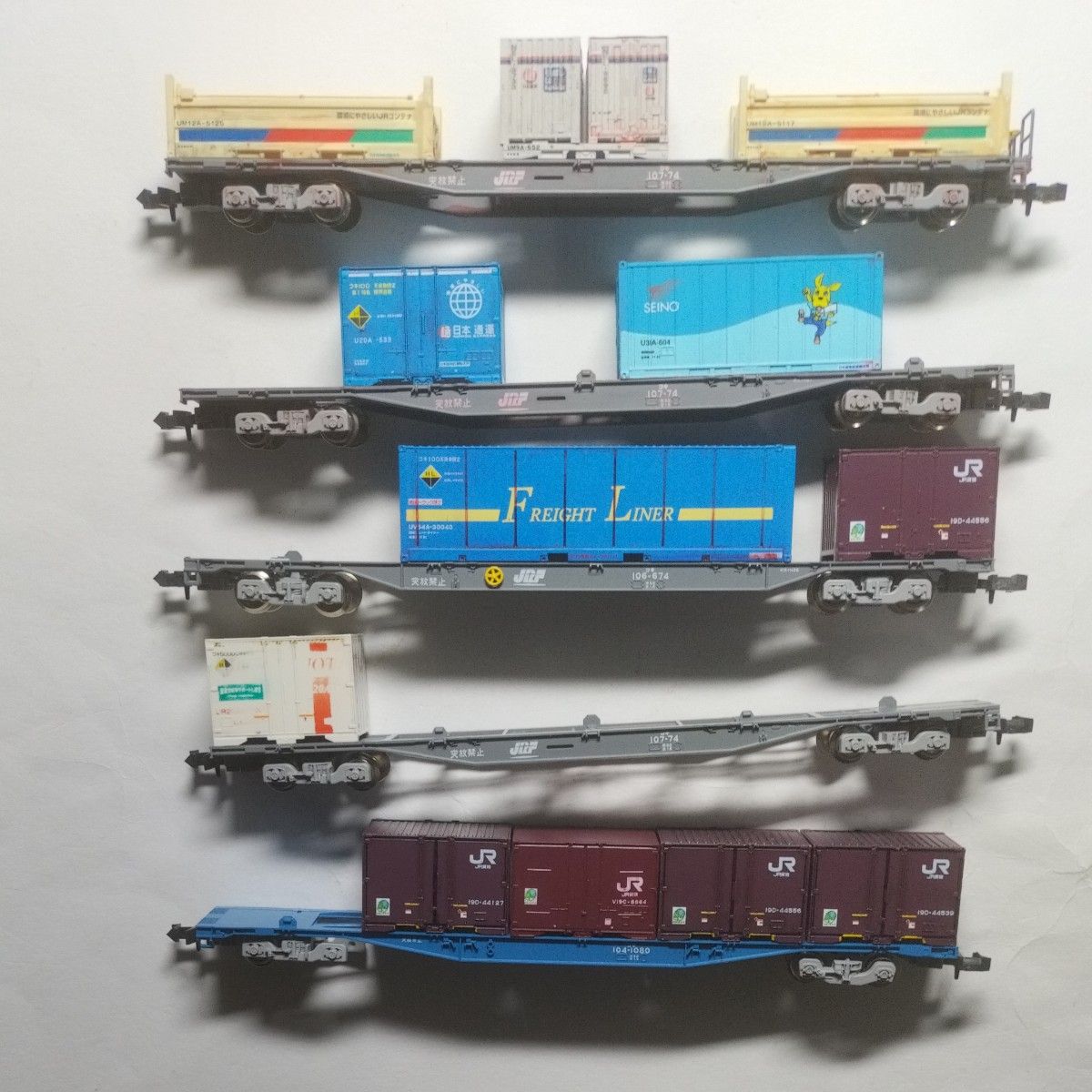 Nゲージ各社コキジャンク15両詰め合わせコンテナ付き Nゲージ TOMIX