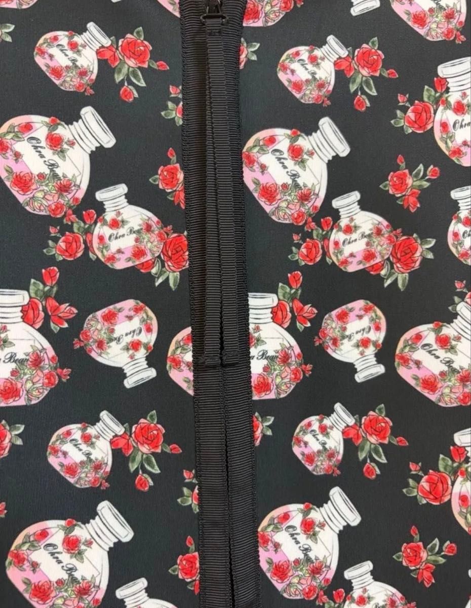 2025AW スーパービューティー 香水瓶プリント ノースリーブワンピース