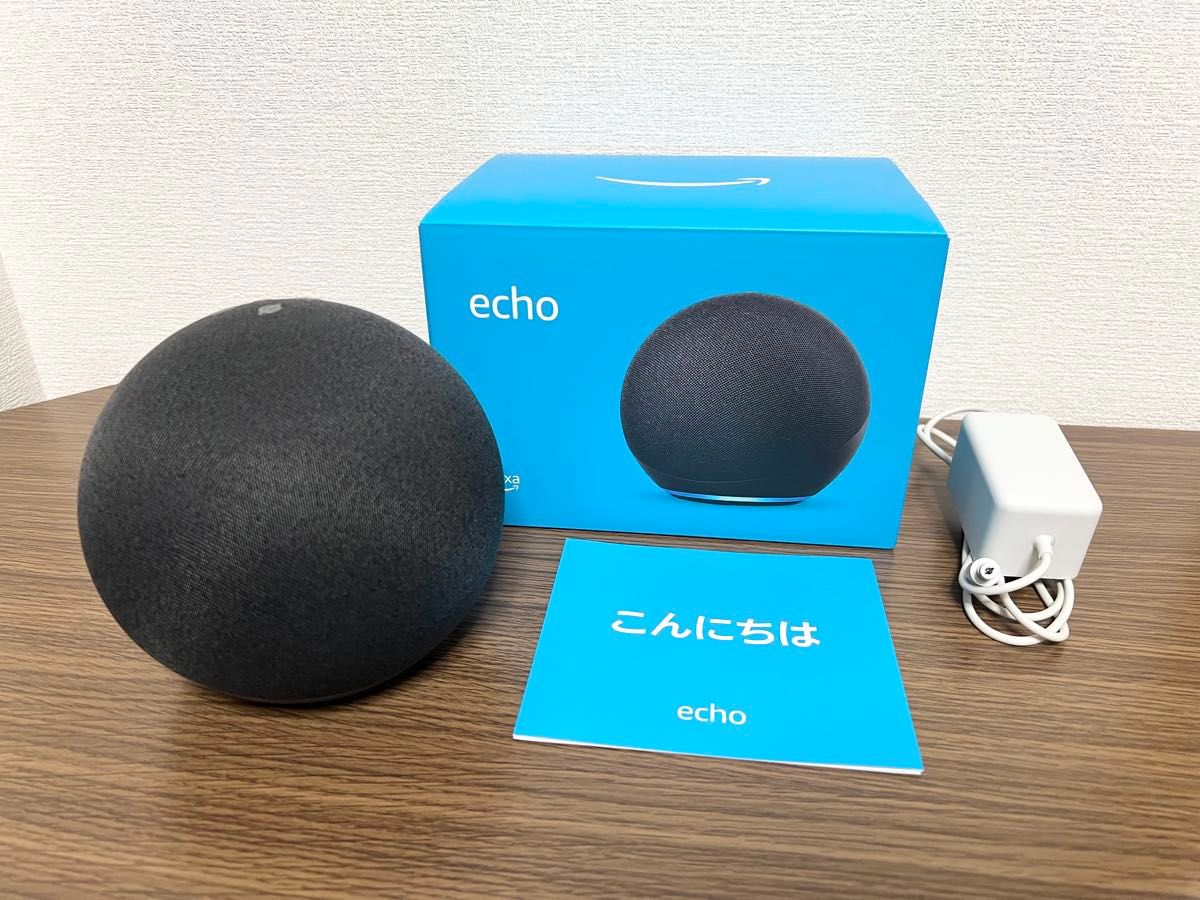 美品／Amazon Echo エコー 第4世代 黒／スマートスピーカーwith Alexa