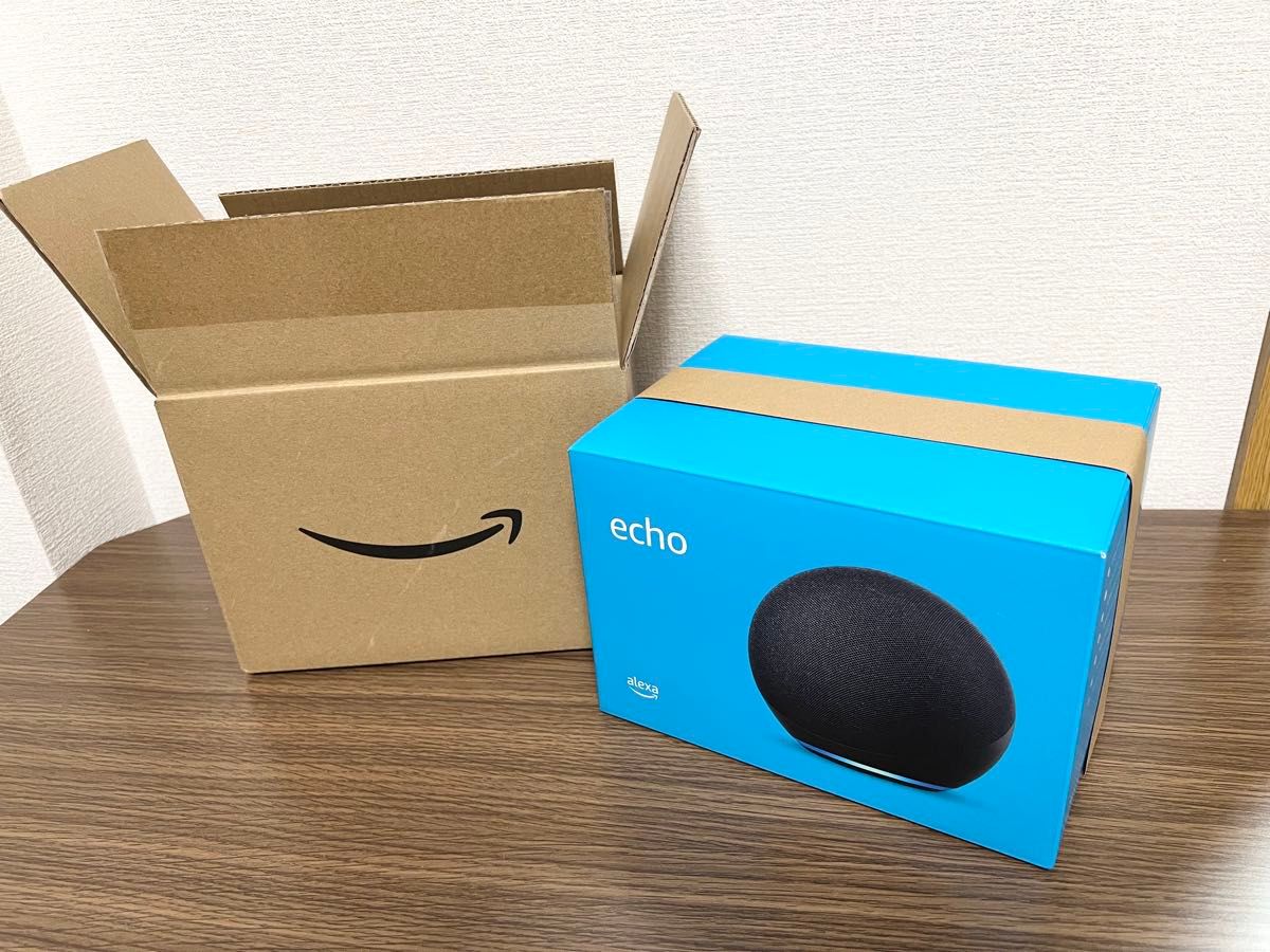 美品／Amazon Echo エコー 第4世代 黒／スマートスピーカーwith Alexa