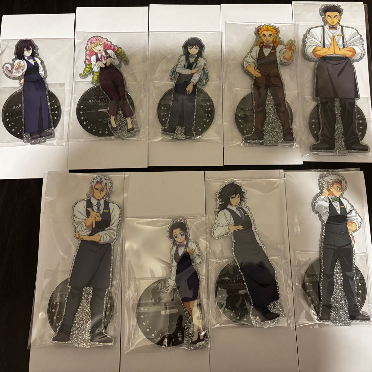 鬼滅の刃 モクテルバー 両面アクリルスタンド コンプリート 全9種 鬼滅