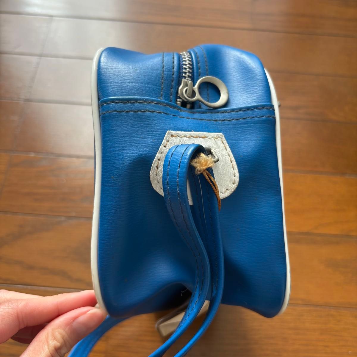 希少 80年代 キン肉マン 通園バッグ ショルダーバッグ ブルー レトロ