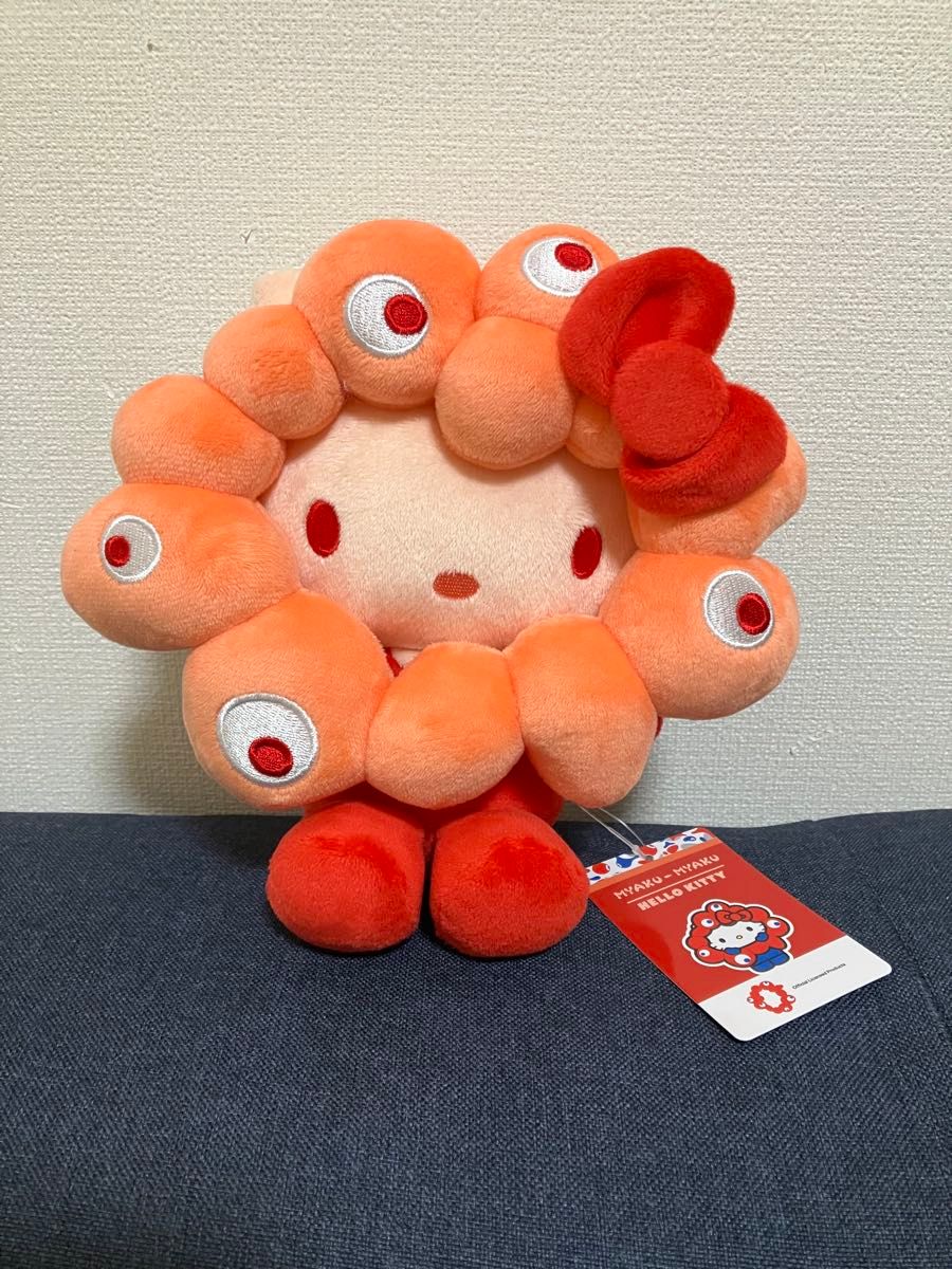 サンリオ ミャクミャク キティ 推しカラー ぬいぐるみ M｜Yahoo!フリマ