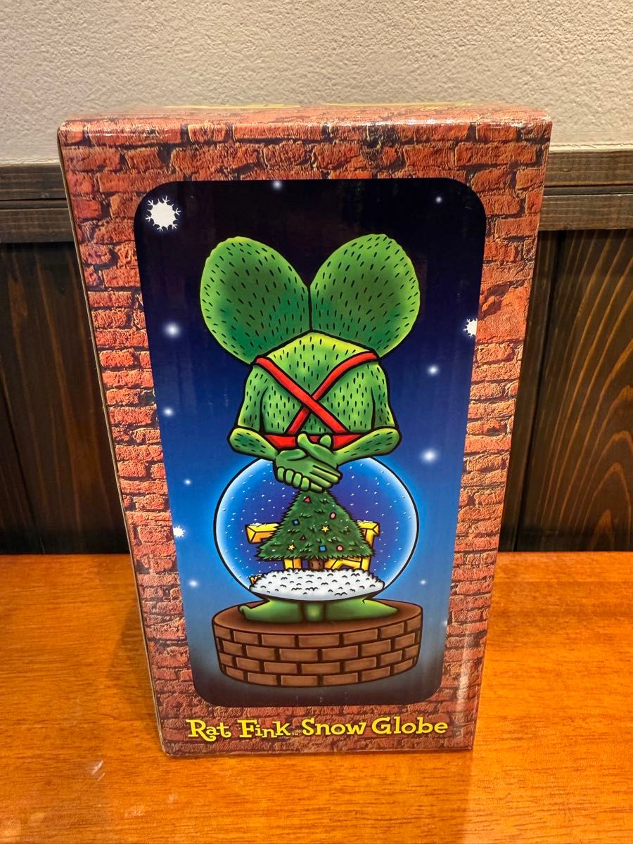 限定】Rat Fink ラットフィンク スノードームホットロッドカスタム