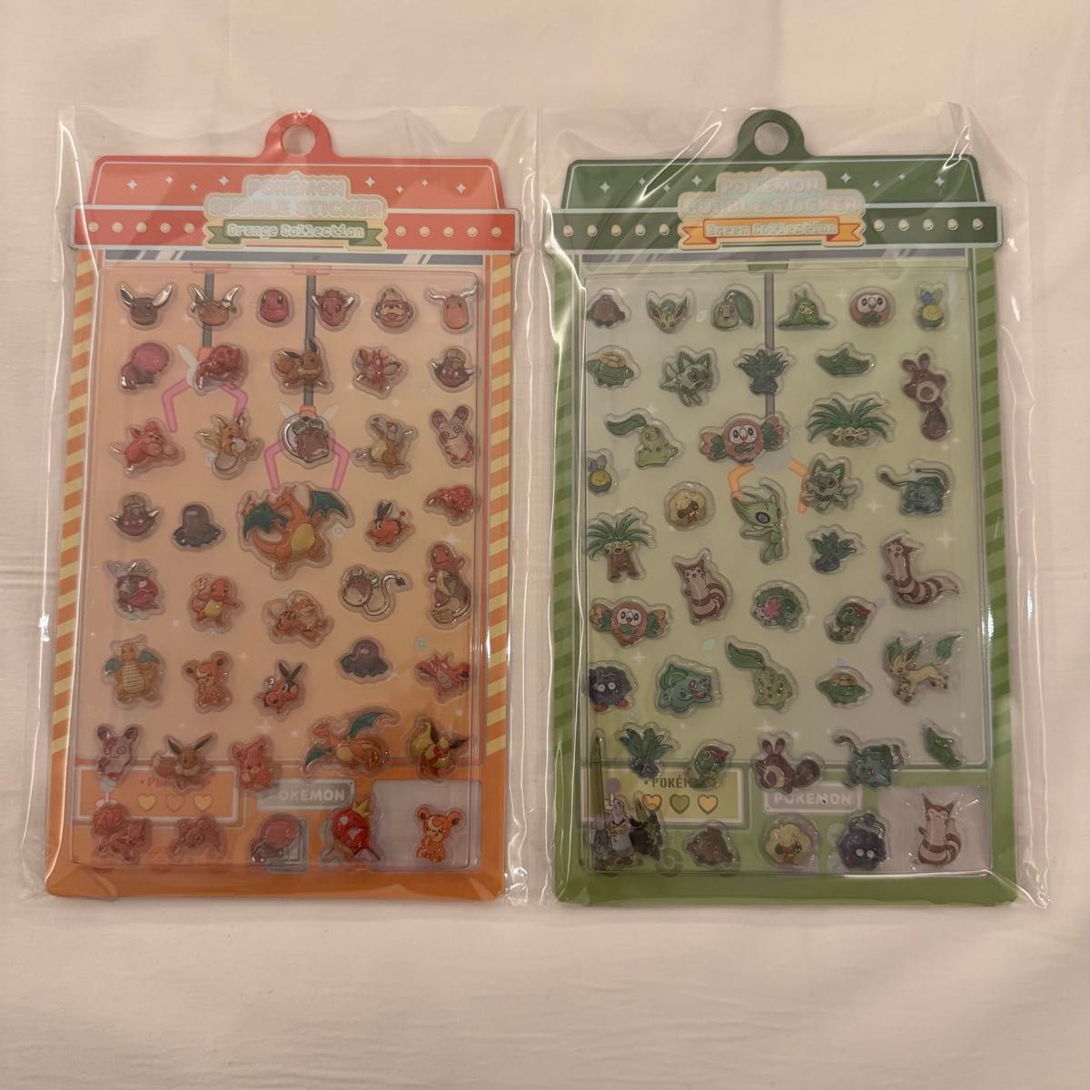 韓国限定 ポケモン バブルステッカー 8種セット ボンボンドロップ