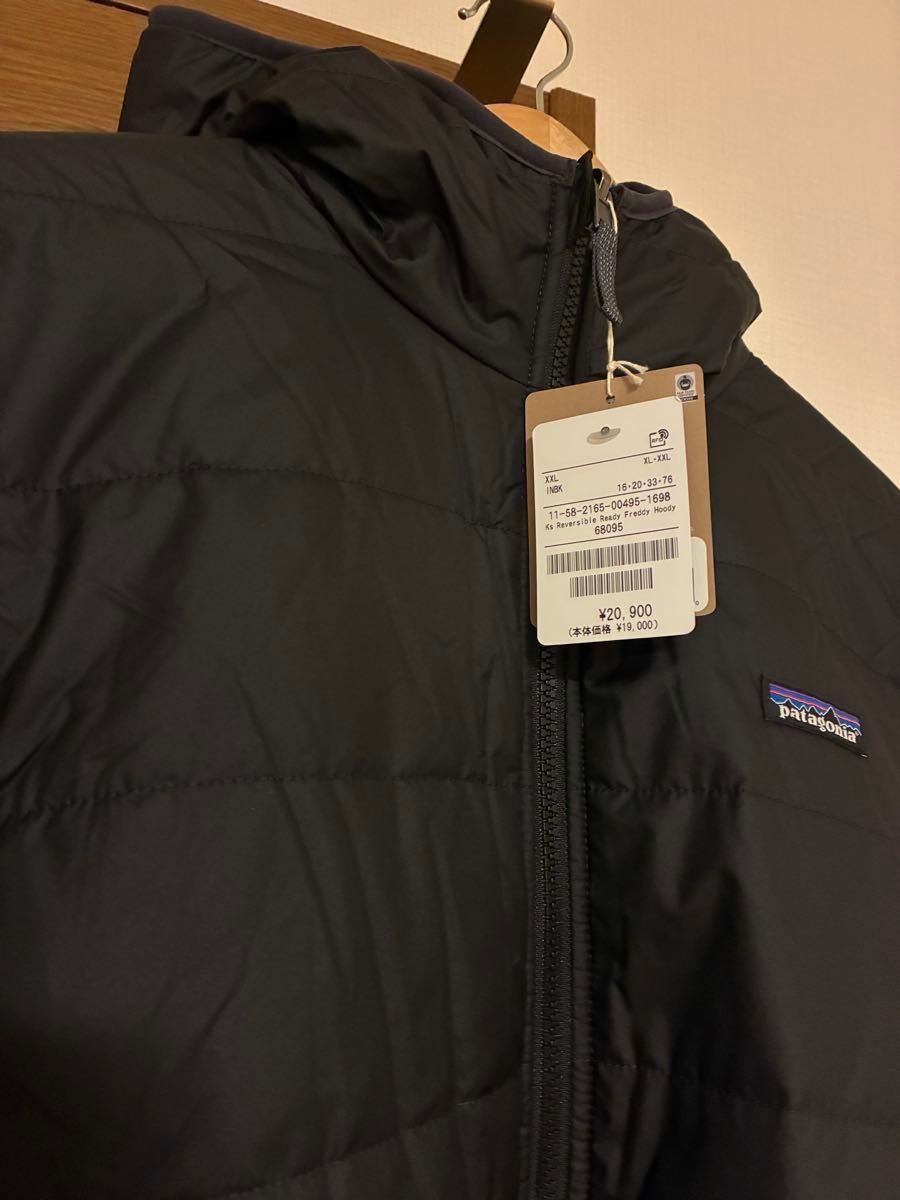 Patagonia リバーシブル 黒 アウター ガールズXXL patagonia